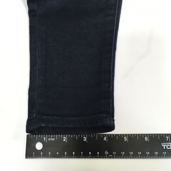 AMERICAN EAGLE SUPER STRETCH SUPER LOW DARK WASH SKINNY JEGGINS 2 SHORT - Picture 8 of 13